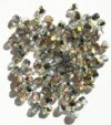 100 4mm Faceted Crystal Marea Firepolish Beads